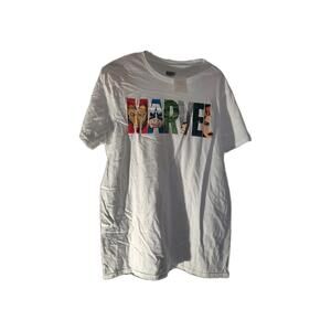 New T-shirt Marvel Avengers Characters,  White Adult Size 2XL~#315